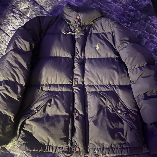 폴로 랄프로렌 패딩 블랙 