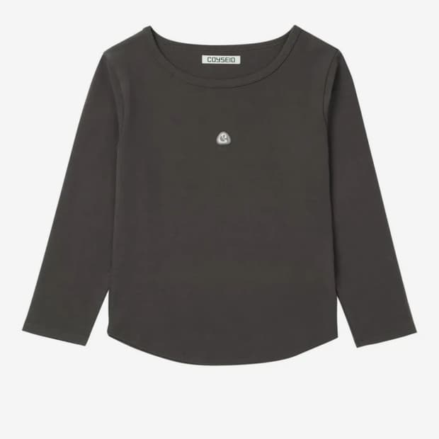 SYMBOL LOGO CAPRI SLEEVES DARK BROWN 