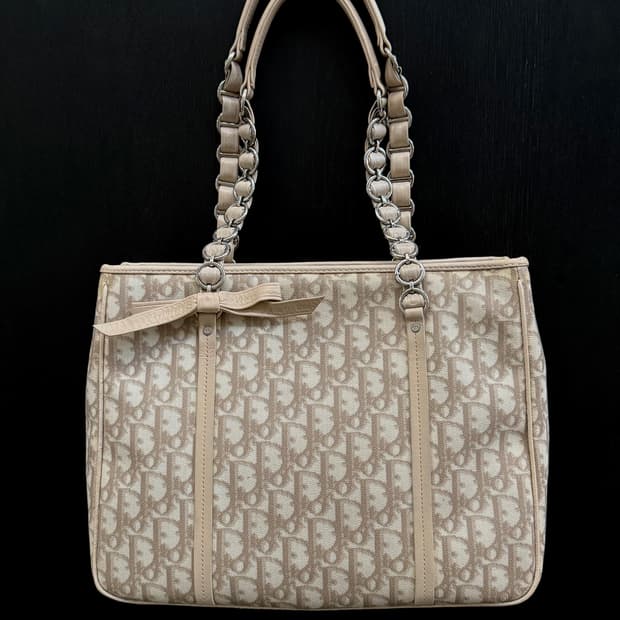 DIOR 디올 오블리크 로맨티크 쇼퍼백