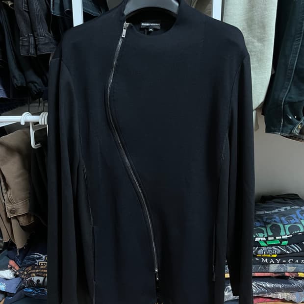 Armani Asymmetric zipper Jacket
