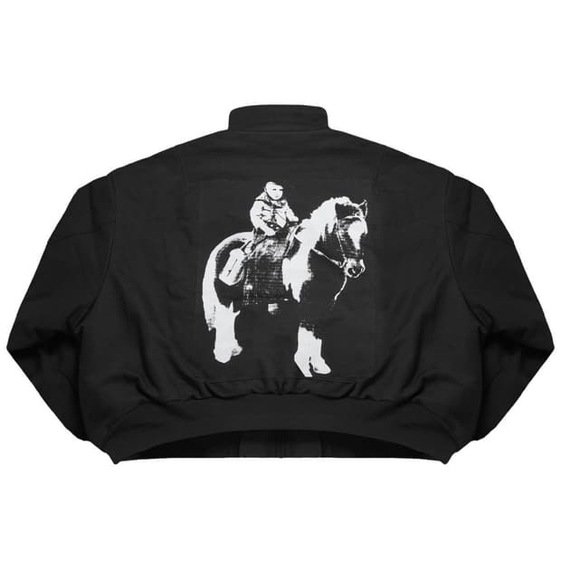 [OS] MJD 카우보이 캔버스 해링턴 자켓 차콜