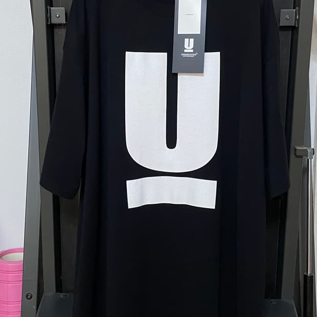 [6 사이즈] 언더커버 U 로고 베이직 티셔츠 블랙