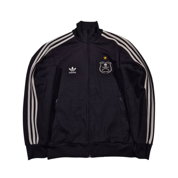 100) adidas 아디다스 올란도 트랙탑 져지 자켓 검/흰