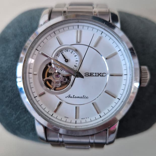 [SEIKO] 세이코 오픈하트 오토매틱 시계