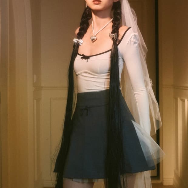 페르트 Ribbon T shirt 리본 티셔츠