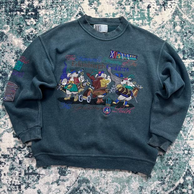 90s MiMi spirit Italy 빈티지 스웻 맨투맨(46)