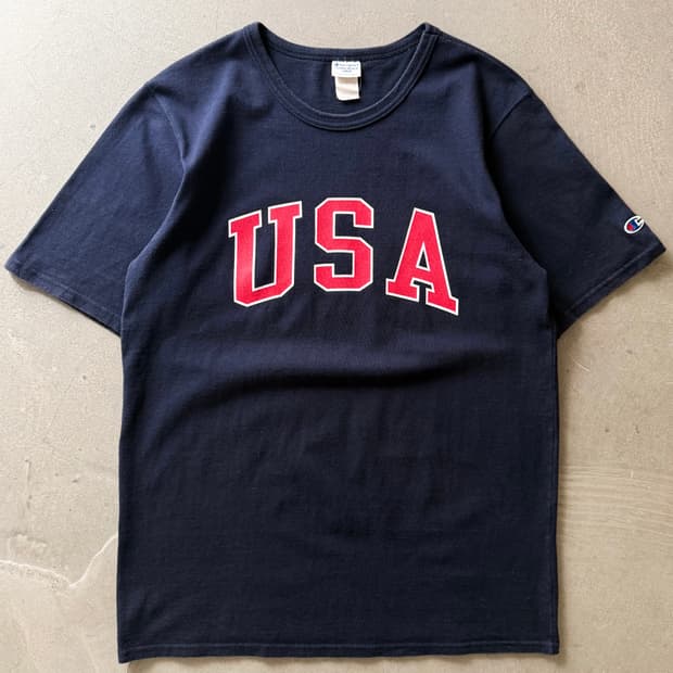 Champion Reverse Weave USA Logo T-Shirt