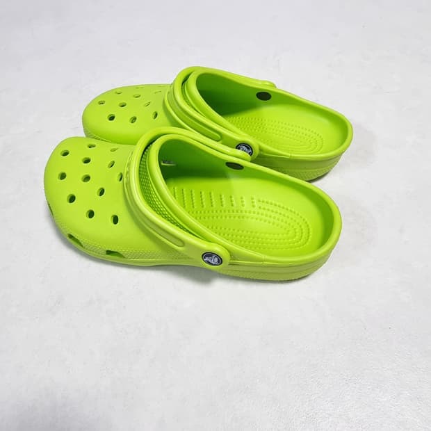 크록스 라임 클로그