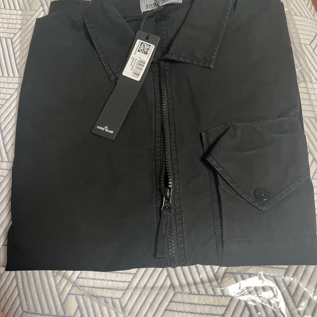 스톤 11010 오버셔츠 블랙 XL