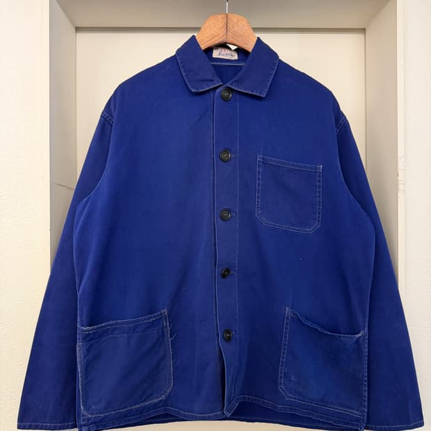 1970s FRIENDSHIP INDIGO BLUE 빈티지 프렌치워크자켓