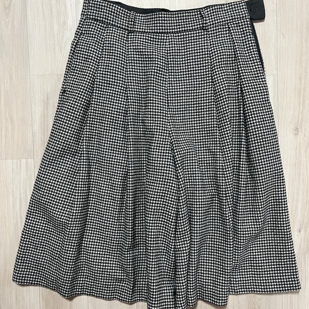 유니클로 울 버뮤다 팬츠 체크 일본 빈티지