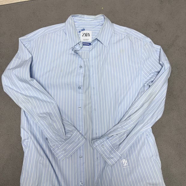 정품) 아더에러 X 자라 콜라보 스트라이프 셔츠 M