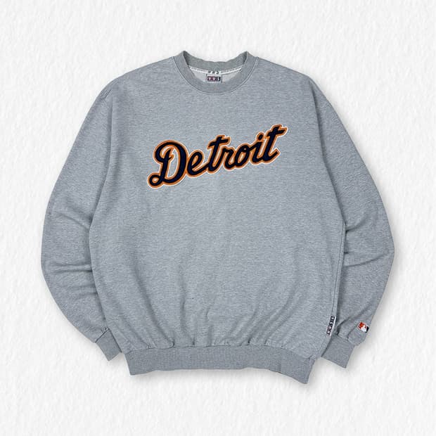 MLB 디트로이트 맨투맨 그레이