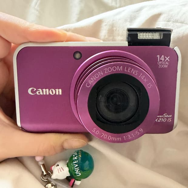 캐논 PowerShot SX210 IS 퍼플/디카 빈티지디카