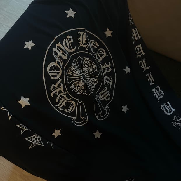 [M] 90s Chrome Hearts 스타 프린팅 말리부 롱슬리브