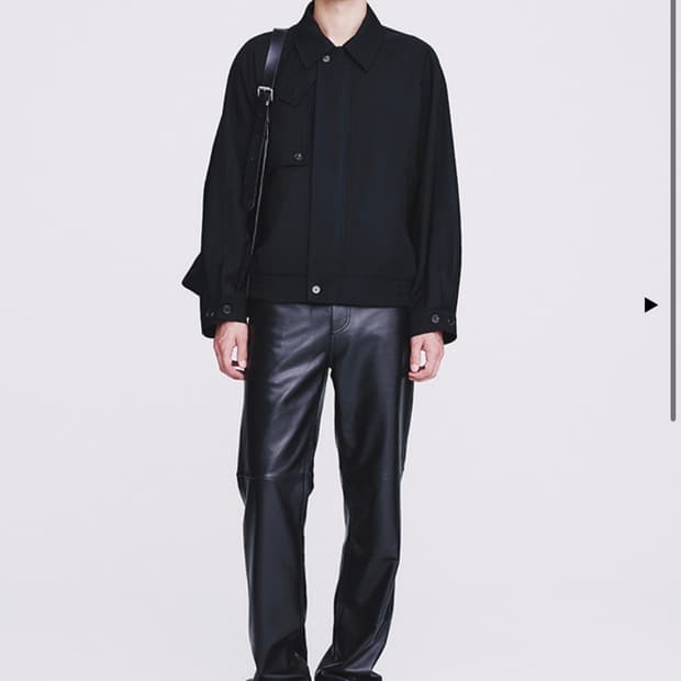 [M] 토니웩 Wool Twill 블루종 블랙 