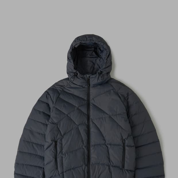 해칭룸 Web Goose Down Puffer  Blue Grey [S]