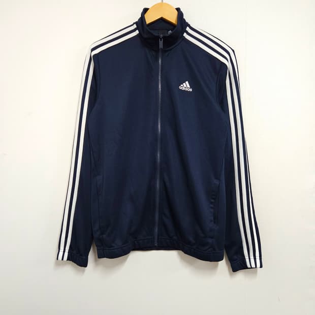 M 95) 아디다스 네이비 트랙탑 져지