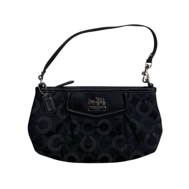 코치 y2k 블랙 미니백