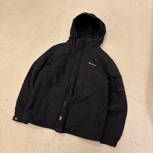 디키즈 투인원 블랙 바람막이