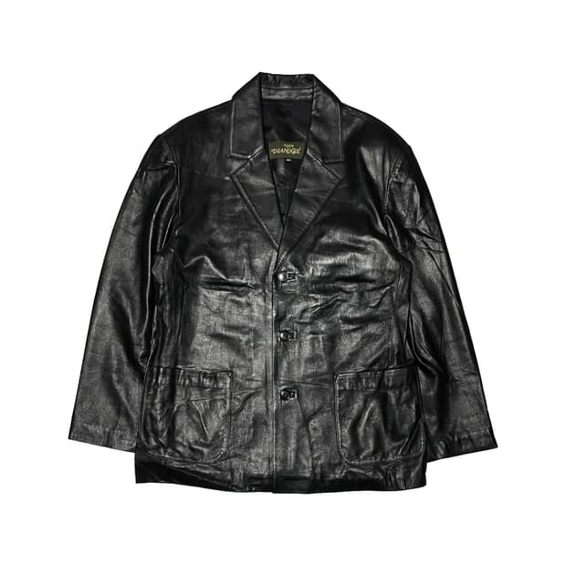 디아노체 램스킨 레더 블레이저 자켓