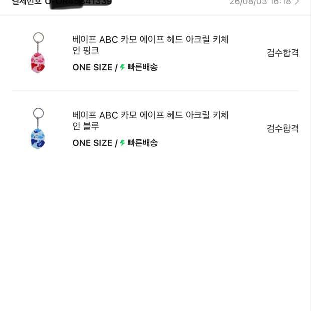 베이프 키링