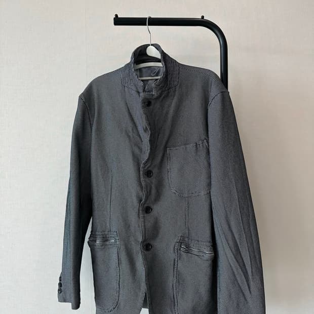 꼼데가르송 옴므 2010 축융 폴리 블레이저