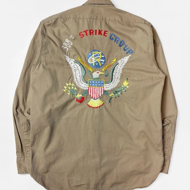 폴로 랄프로렌 90's 388th 스트라이크 밀리터리 셔츠 PN5652