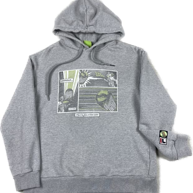 (M) 휠라 마운틴듀 후드