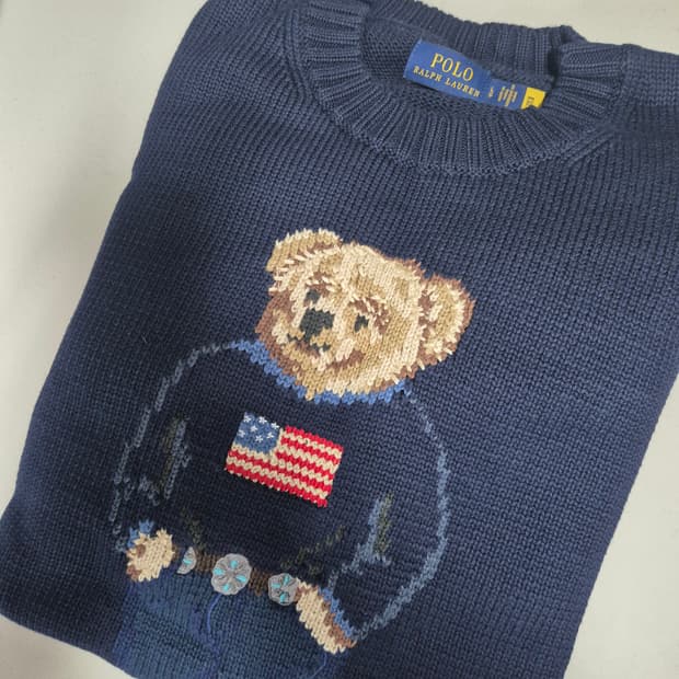 폴로 베어 스웨터 니트 S, L (새상품)