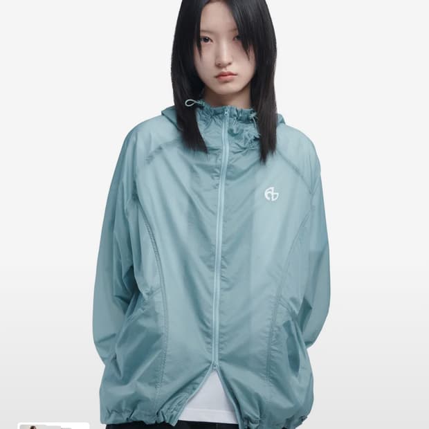 노매뉴얼 바람막이 AETHER NYLON JACKET  MARINA