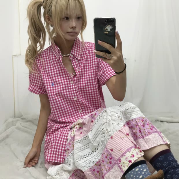 폴로 패치워크 러블리 코디 set