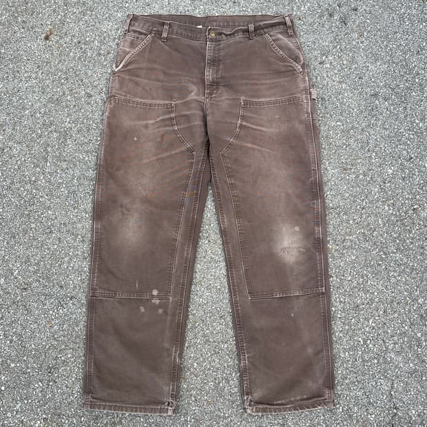 [38] 00s 칼하트 더블니 다크브라운 하드 페이드