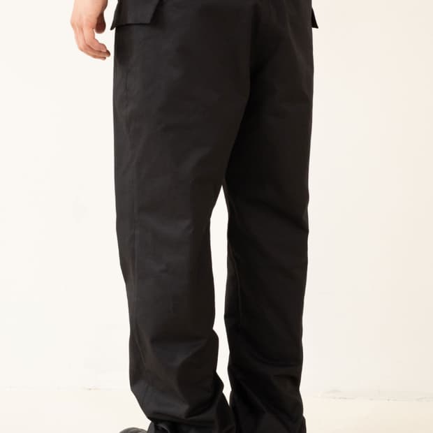 Flap Trousers (Black)