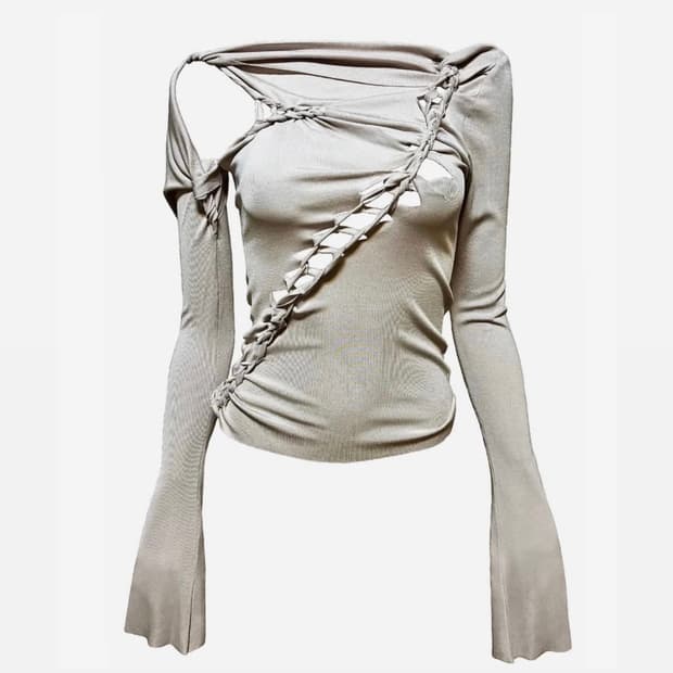 메조쿤스트 컷아웃 슬리브티 //보헤미안서울낫노잉오호스미스치프배드블러드