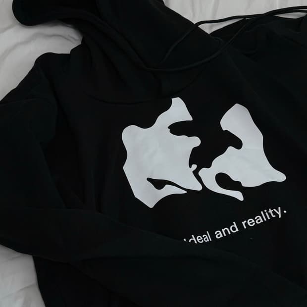 아워글래스 ourglass 블랙 후드 1사이즈