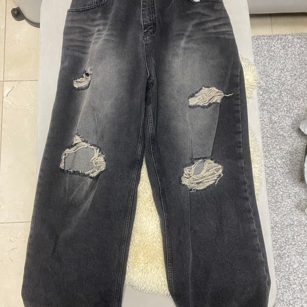 위캔더스 DISTRESSED DENIM PANTS 찢어진청바지 찢청 데님