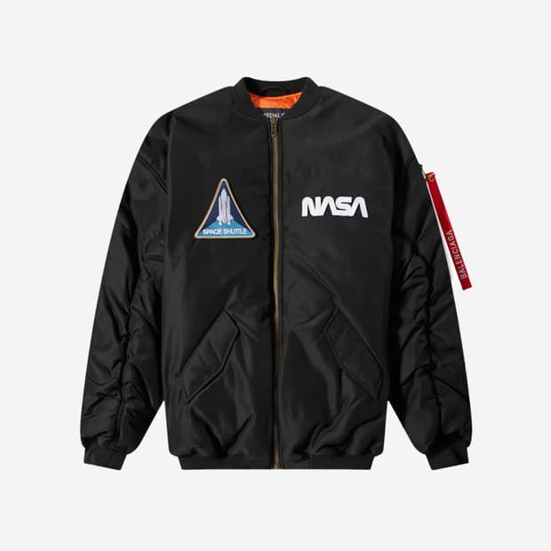 [F38] 발렌시아가 나사 봄버 블랙 (105)