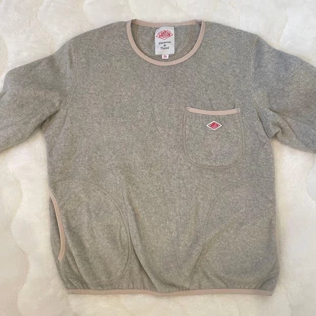  단톤 플리스 크루넥 풀오버