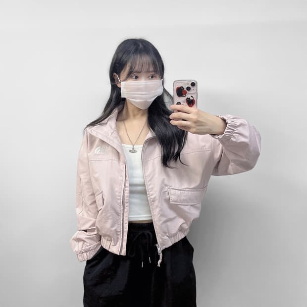노스페이스 우먼스 화이트라벨 닐튼 크롭 자켓