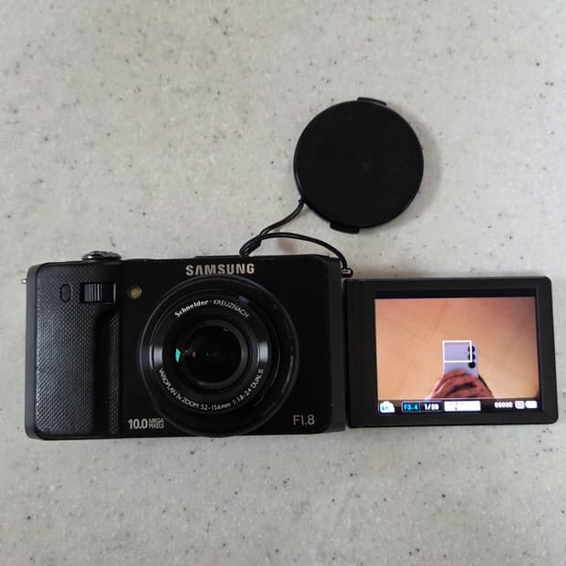 셀카 화면) 삼성 vluu ex-1 디카 디지털카메라