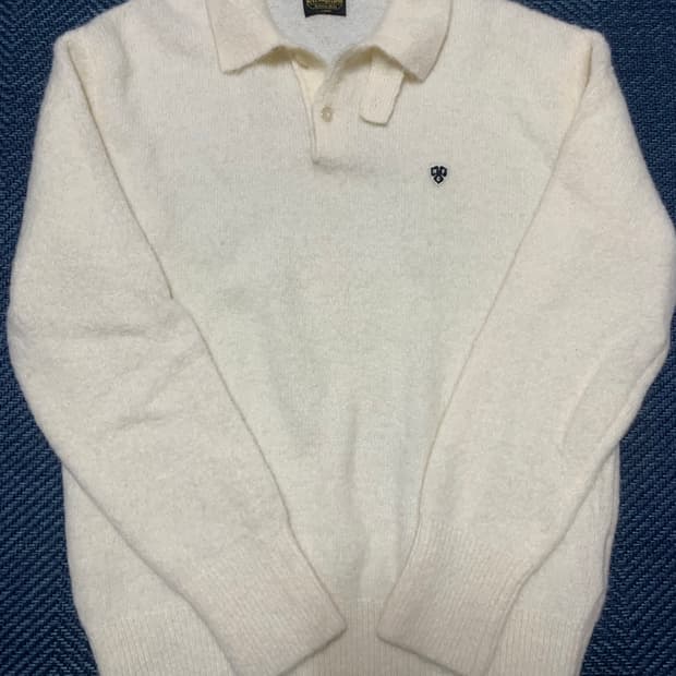 헤리티지플로스 모헤어 울 니트 L 화이트