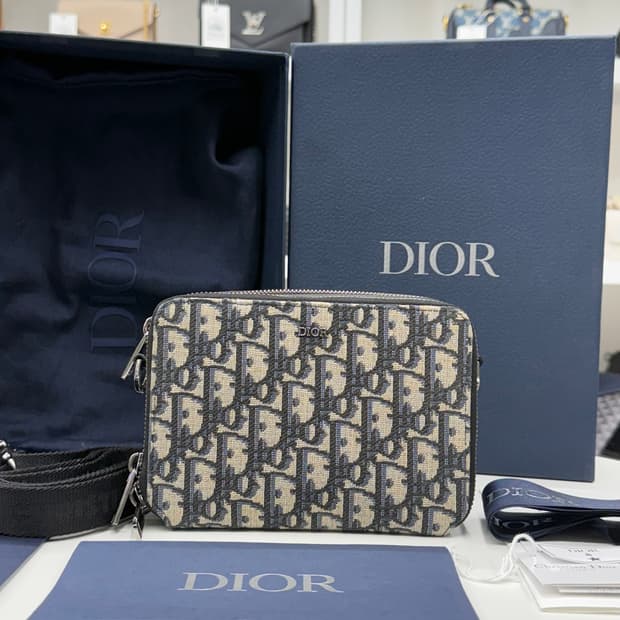 [OS] 디올 오블리크 스트랩 파우치 메신저백