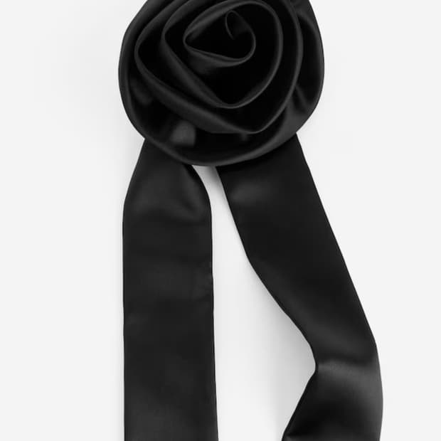 로즈 타이 스카프