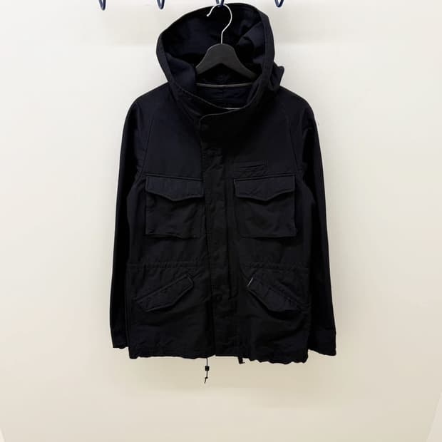 더 비리디안느 후드 밀리터리 필드 파카