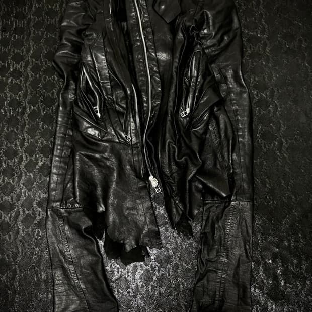 Ekam 2000s Rare archive Goatskin Leather