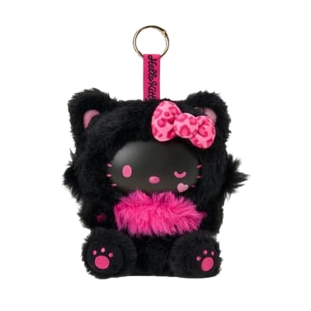 산리오 헬로키티 키티 파인 페이스캣 블랙