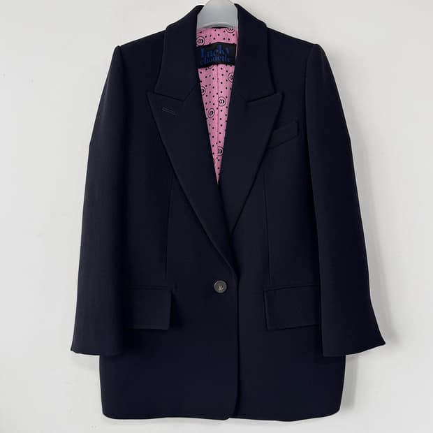 럭키슈에뜨 울 블렌드 싱글 자켓