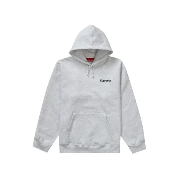 슈프림 월드와이드 후드 애쉬그레이