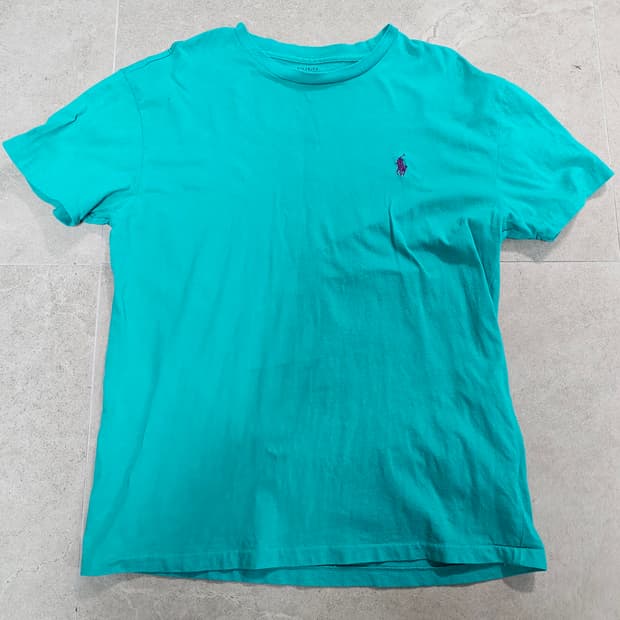폴로 랄프로렌 그린 반팔티 90(S)